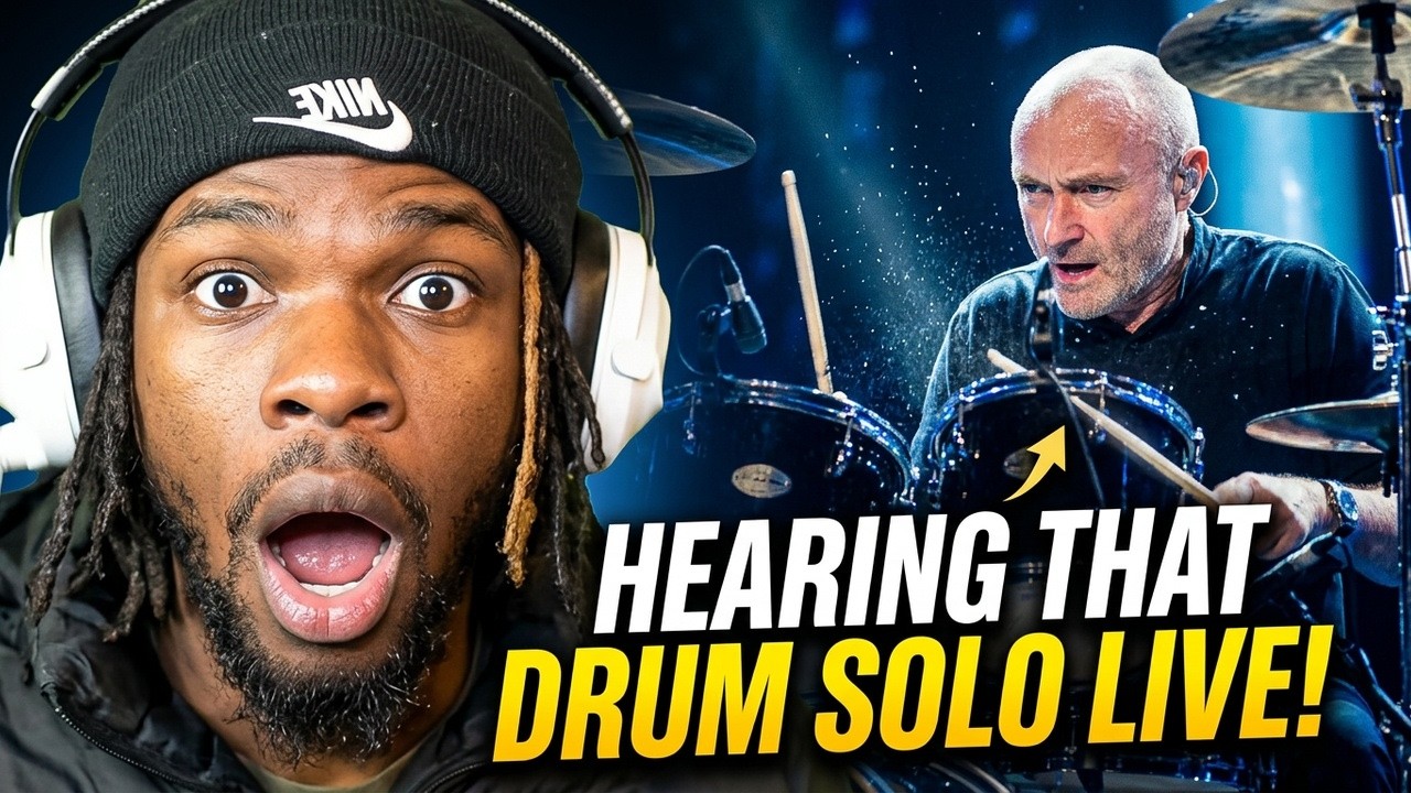 Jayskii First Time Reacting To Phil Collins In The Air Tonight LIVE HD