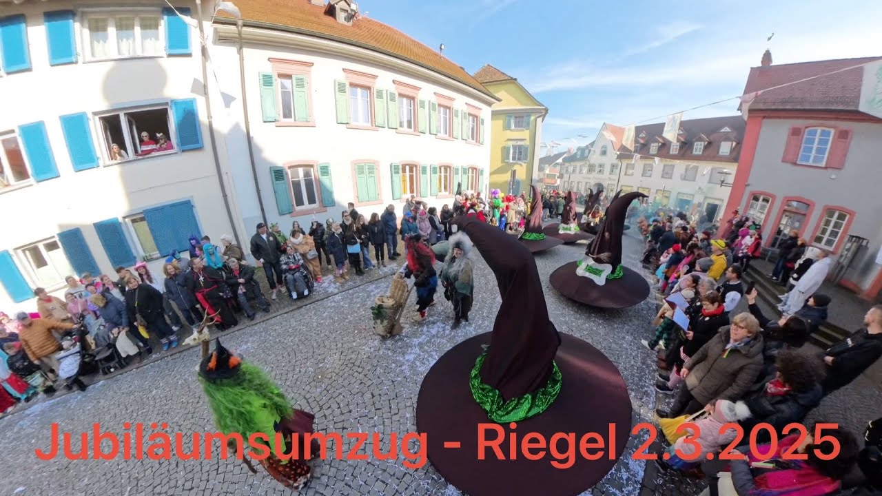 🎎👺🎖️ Fasnet Jubiläumsumzug  - 75 Jahre Lustige 13 - Riegel 2.3.2025