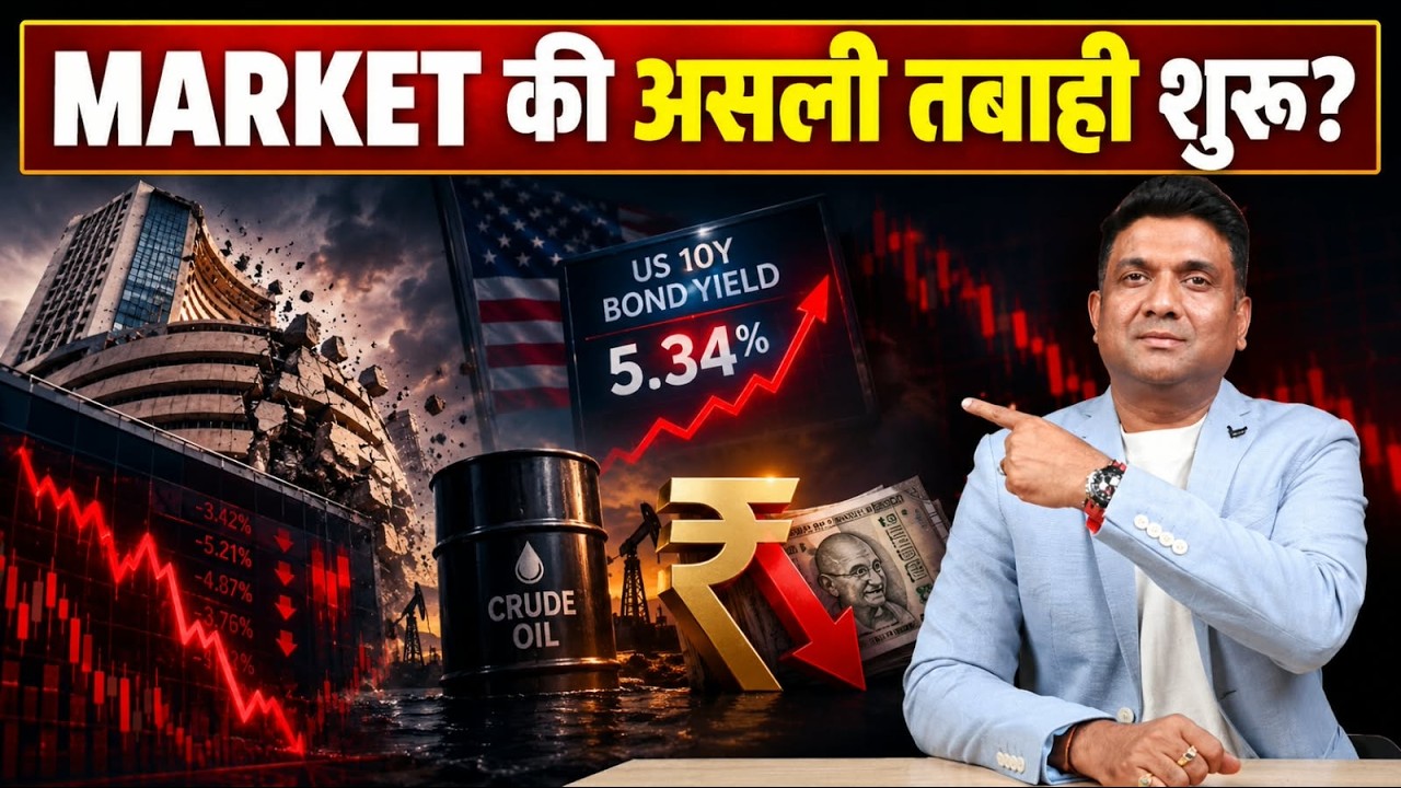 India Market Crash: Bond Yield, Crude Ya Rupee | Asli Villain Kaun?