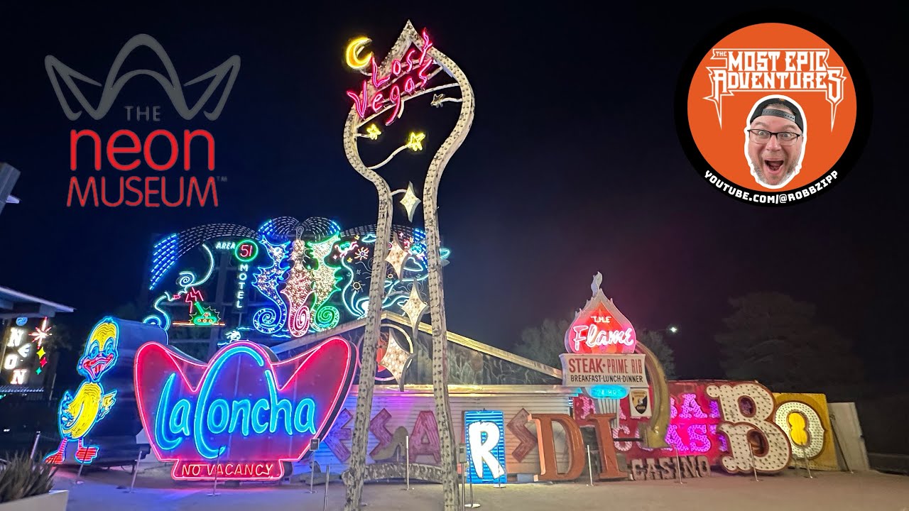 AMAZING! THE NEON MUSEUM LAS VEGAS!