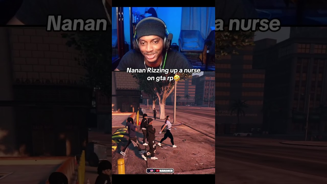 NananCB Rizzing up a baddie on gta rp #gtarp #shorts