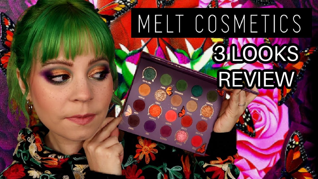 Melt Amor Y Mariposas palette 3 Looks and REVIEW