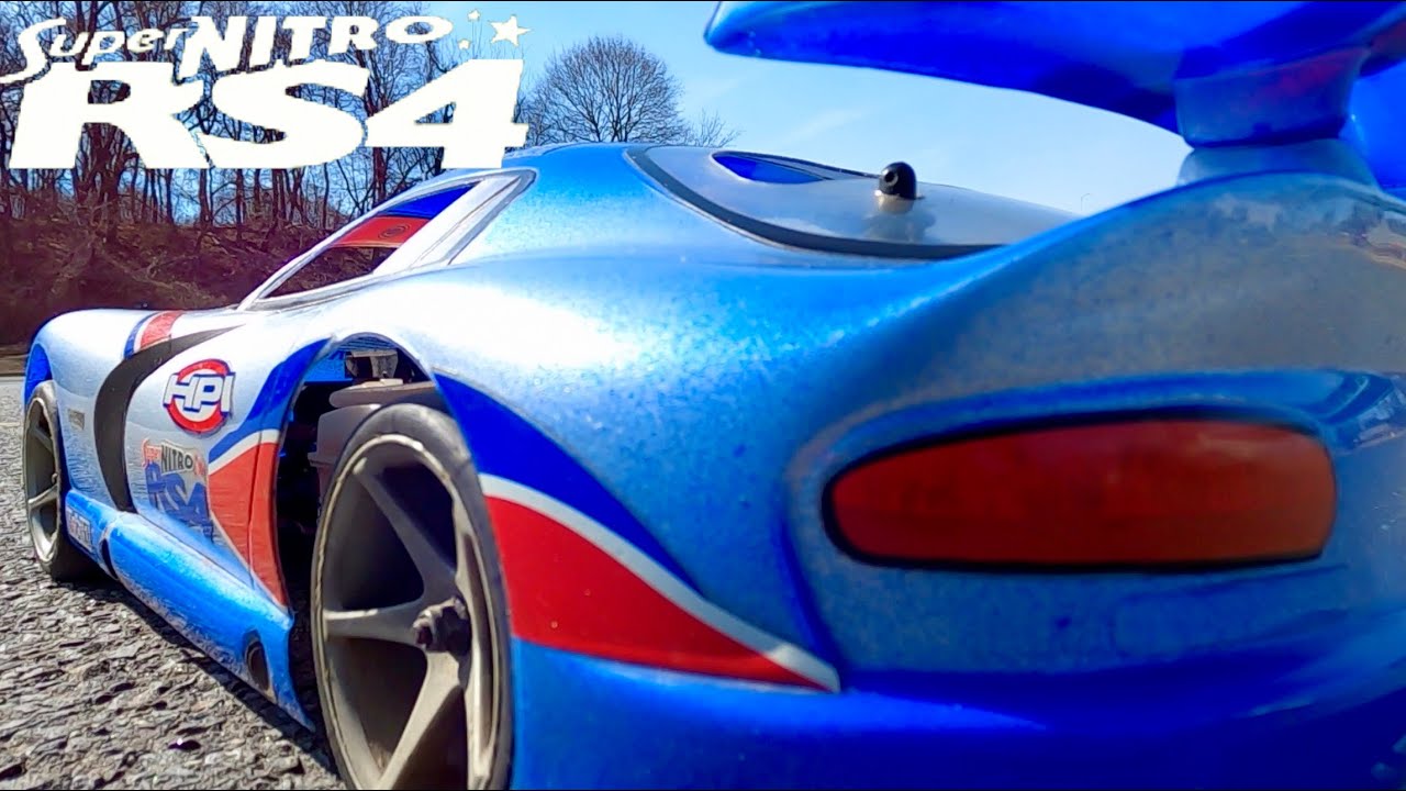 HPI Super Nitro RS4 Dodge Viper Edition - Mods & 2-speed Trans🔥 Lets Run it.