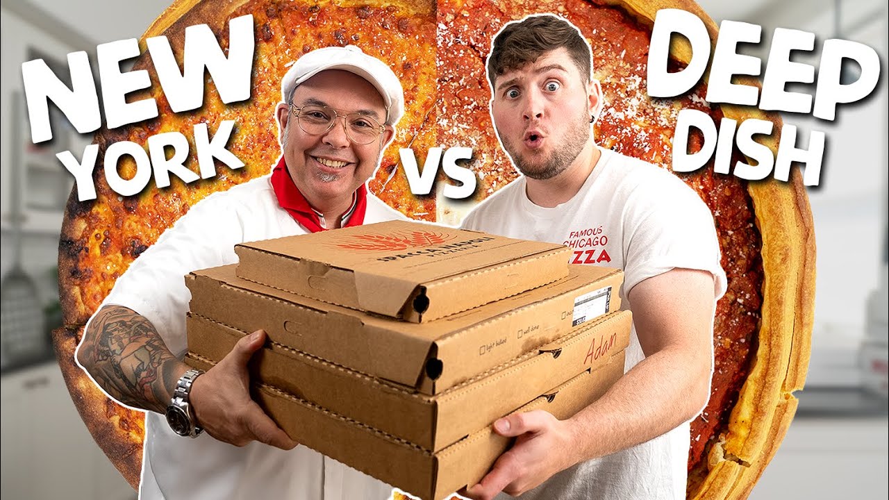 Pizza EXPERT Rates 9 Styles Of Pizza (New York, Deep Dish, Neapolitan...)