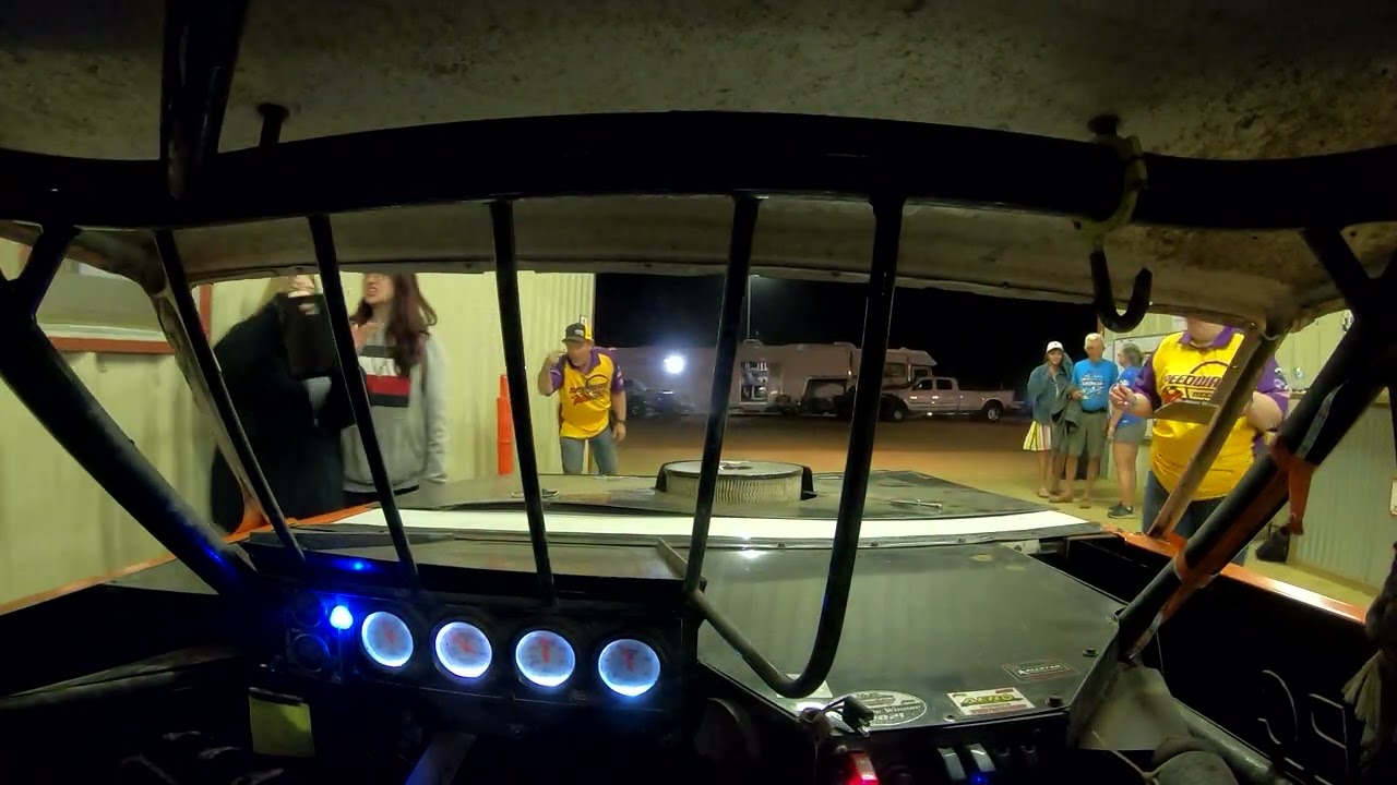 Imca Stock car incar from the 52 car  3-25-23