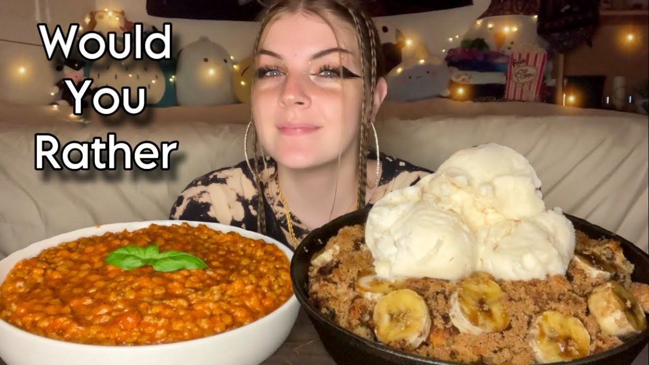 VEGAN SPAGHETTI O'S AND BANANA BREAD COBBLER MUKBANG! (Vegan)