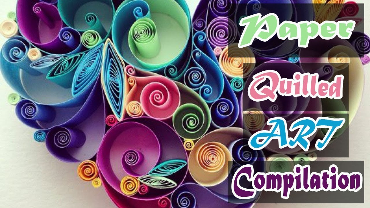 Paper Quilling Art Compilation by 3 Minute Crafts | Unique Home Decor Ideas