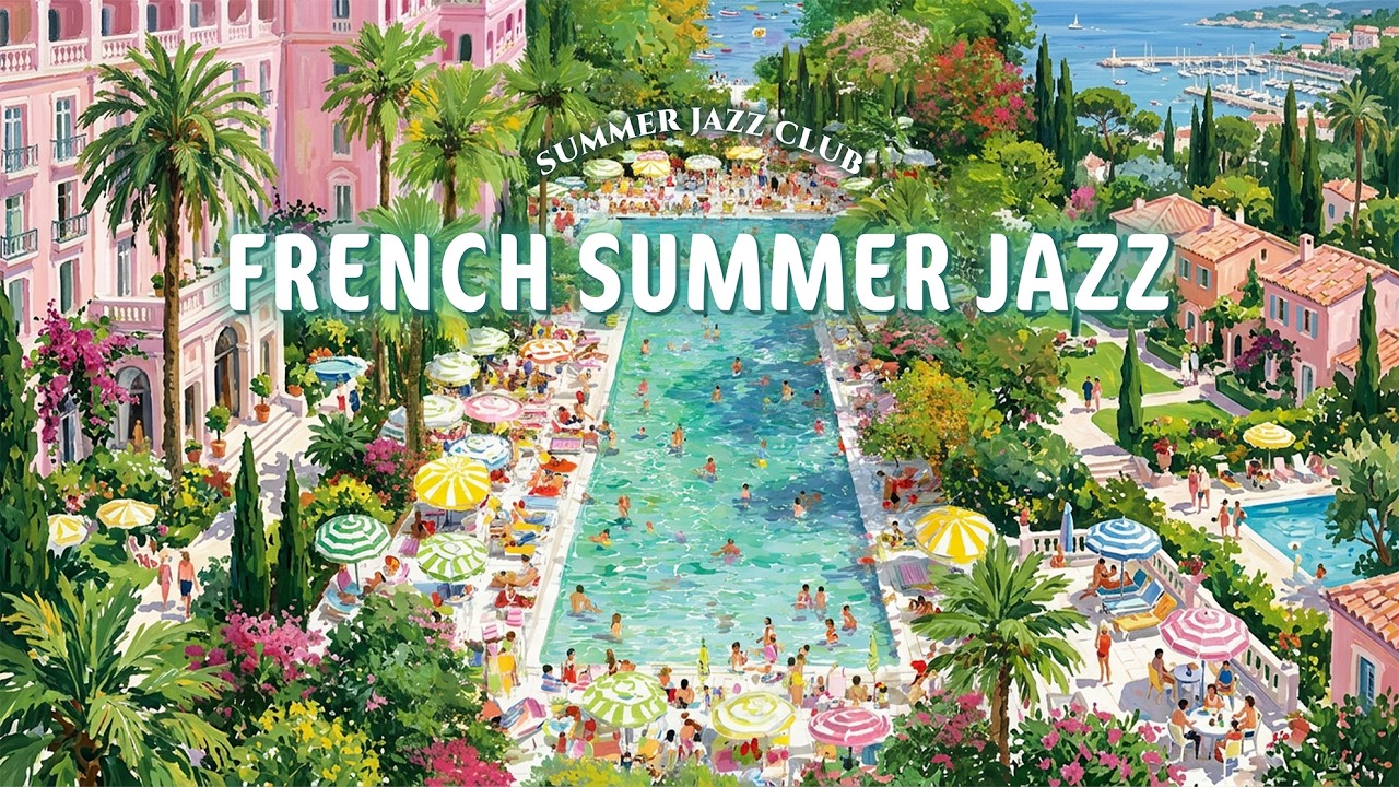 𝐅𝐑𝐄𝐍𝐂𝐇 𝐒𝐔𝐌𝐌𝐄𝐑 𝐉𝐀𝐙𝐙 𝐏𝐎𝐏 🌊🏝️ French Instrumental Music &mdash; Seaside Cafe Playlist | Relax & Focus