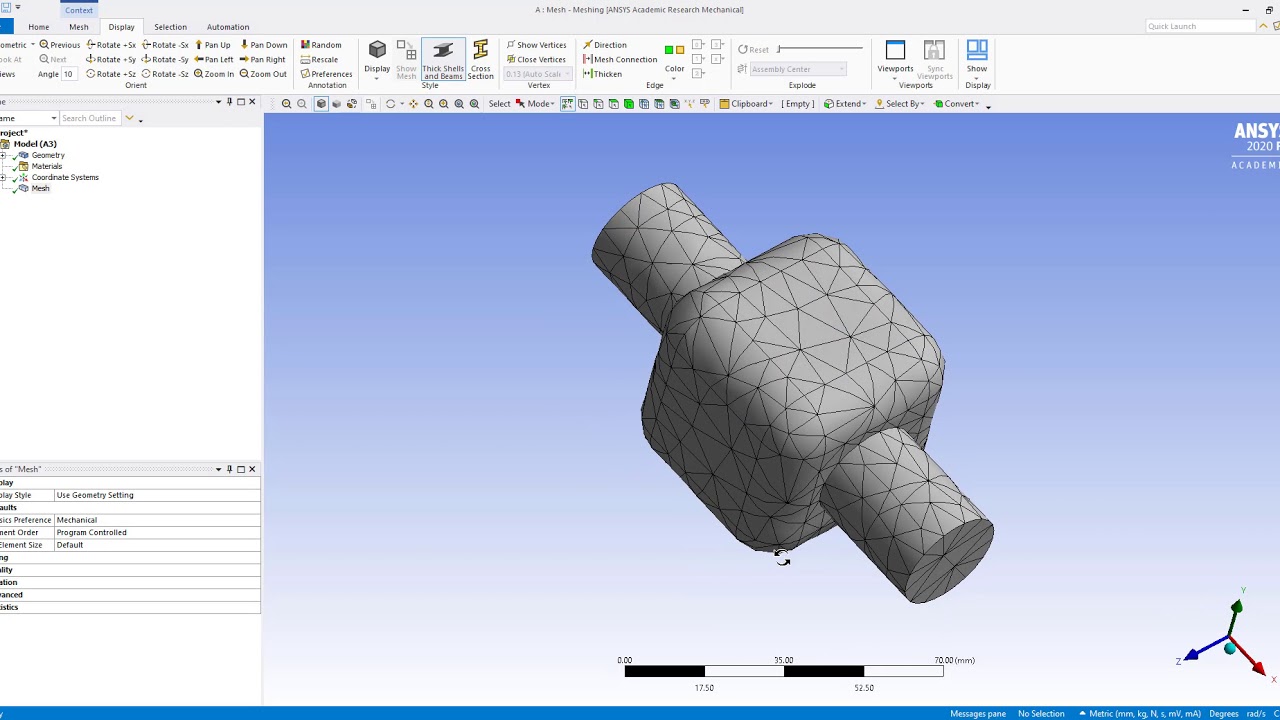 Tutorial 2.1 Automatic Meshing