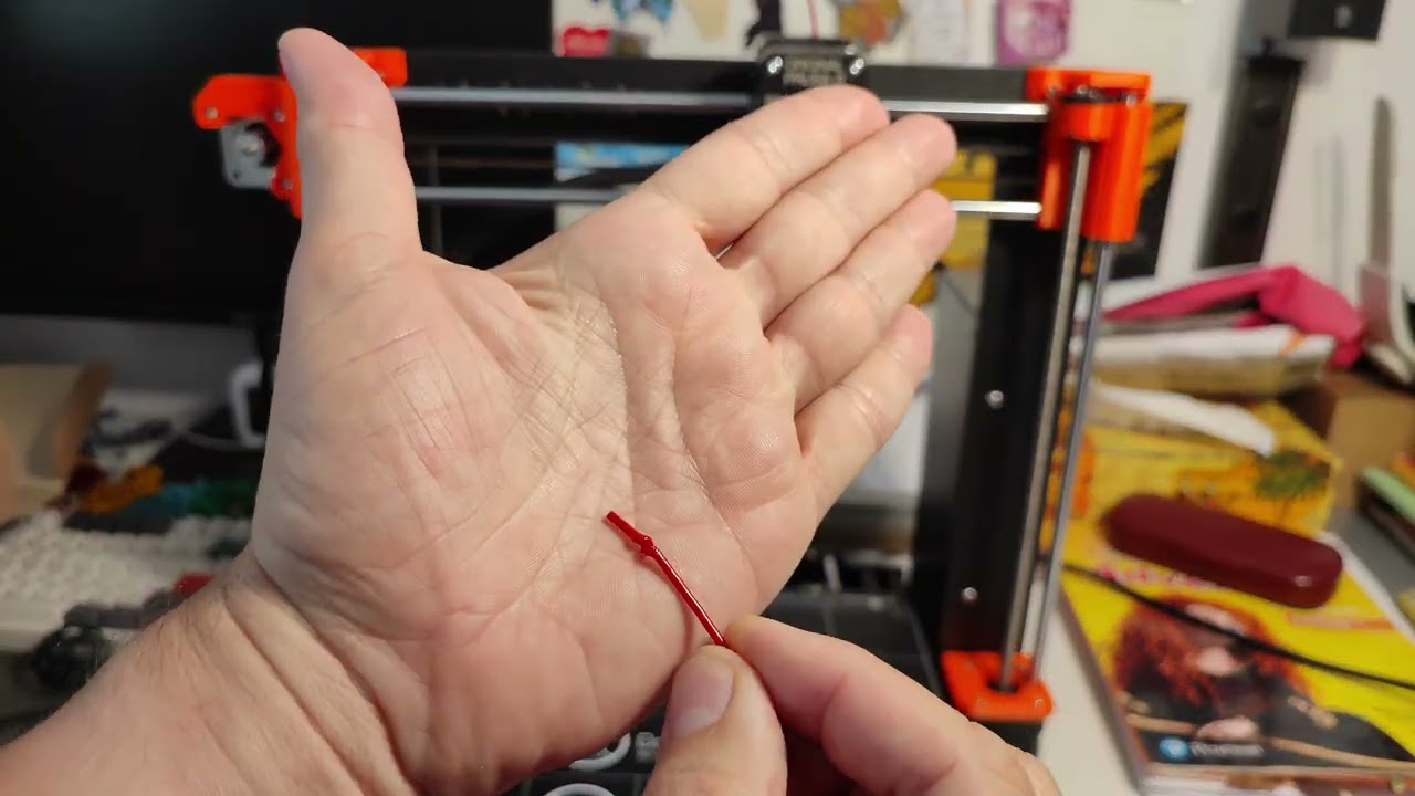 Zacięty filament TPU  - PRUSA MK3S+ drukarka 3D   - 8K