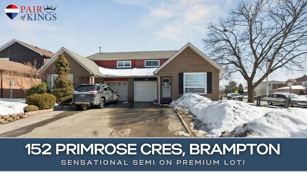 SOLD: Beautiful Upgraded Semi in Heart Lake Brampton | 152 Primrose Crescent