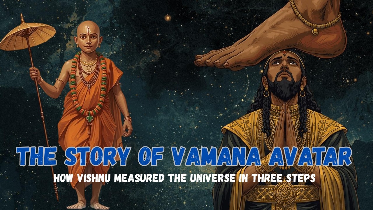 Vamana Avatar and King Bali | When Vishnu Became Trivikrama | The Three Steps That Shook theUniverse