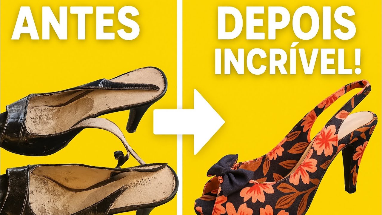 Como Customizar Sapatos de Salto com Capulana – Passo a Passo