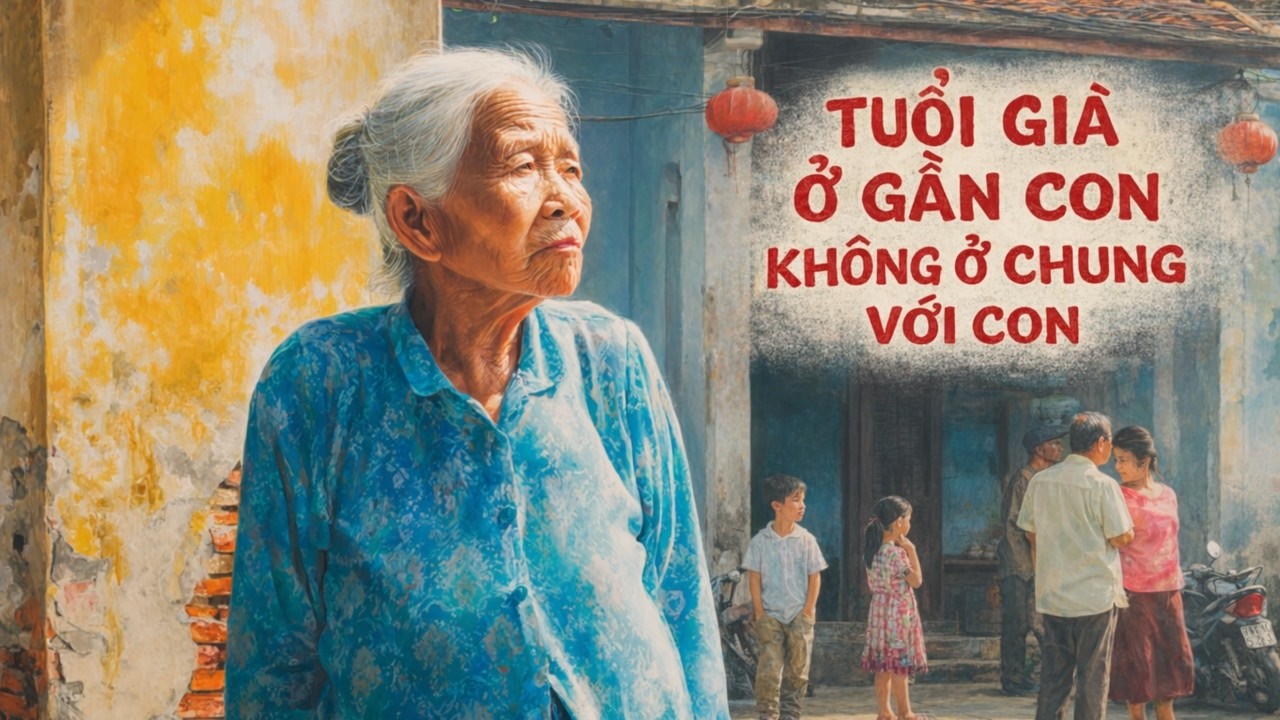 TUỔI GIÀ Ở GẦN CON KHÔNG Ở CHUNG VỚI CON
