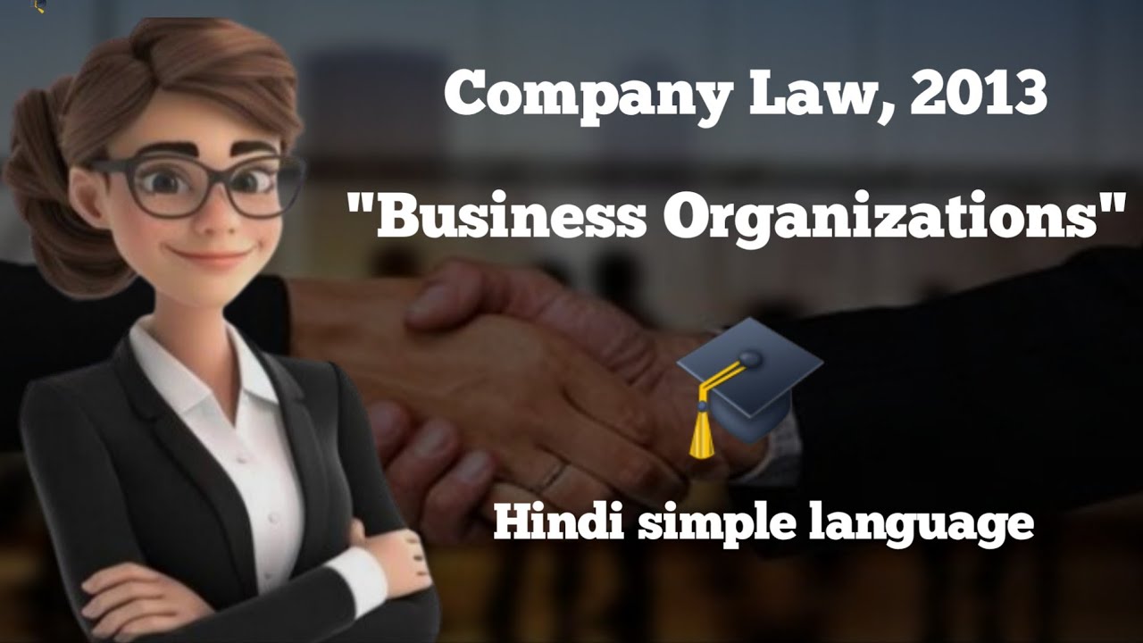 Business Organizations (व्यावसायिक संगठन)💸//Hindi Simple Language👍//by aaisha law classes