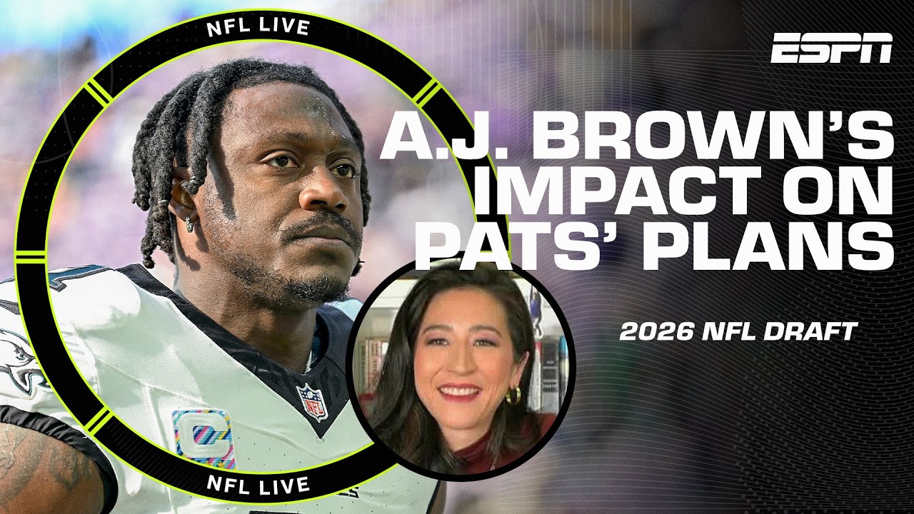 Как Эй Джей Браун повлияет на выбор &laquo;Нью-Ингленд Пэтриотс&raquo; в первом раунде драфта НФЛ 2026 года |...