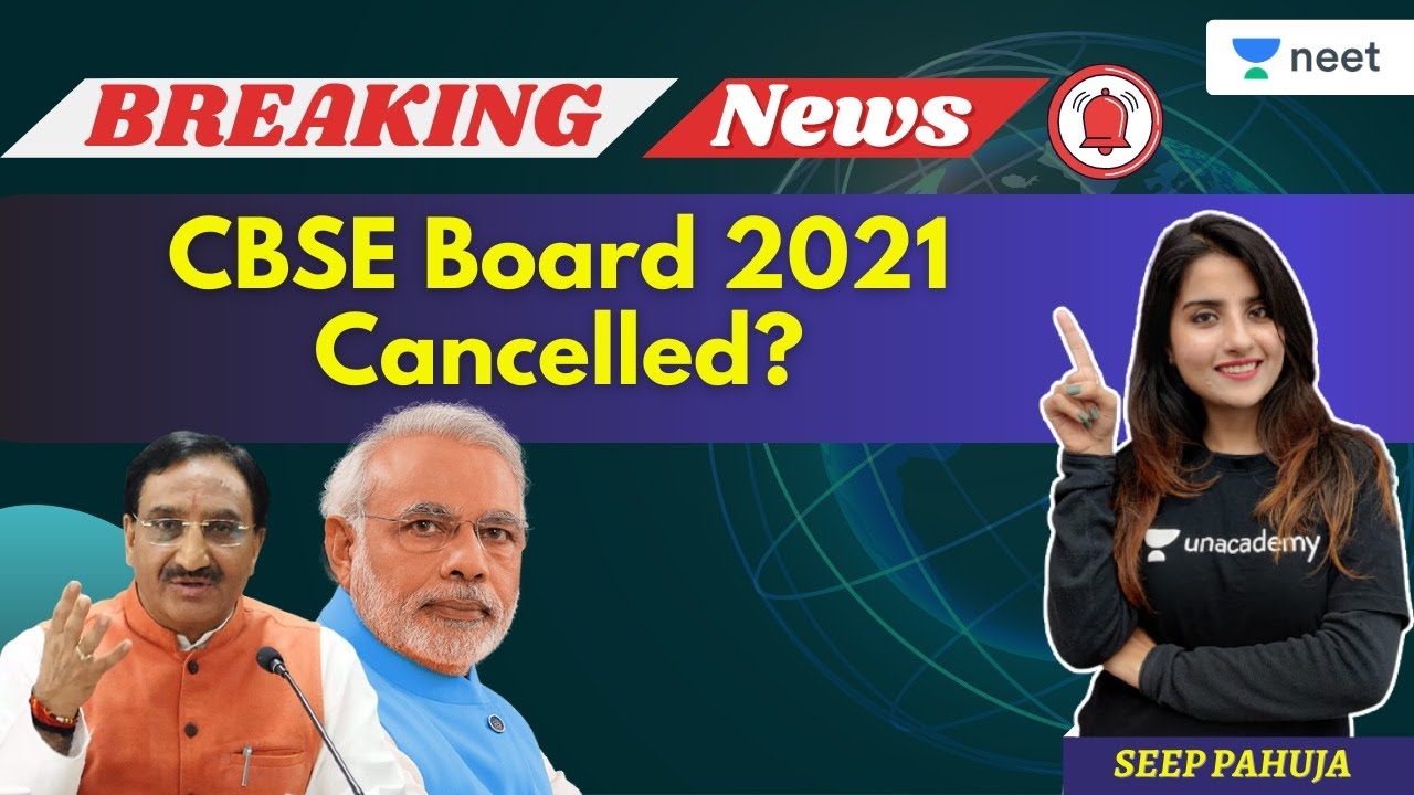 Breaking News: CBSE Board 2021 Cancelled? | Unacademy NEET | Seep Pahuja #Shorts