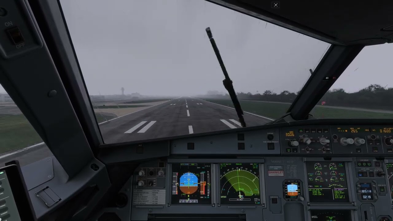 [MSFS 2024] Rainy Landing into San Juan TJSJ | Spirit A320