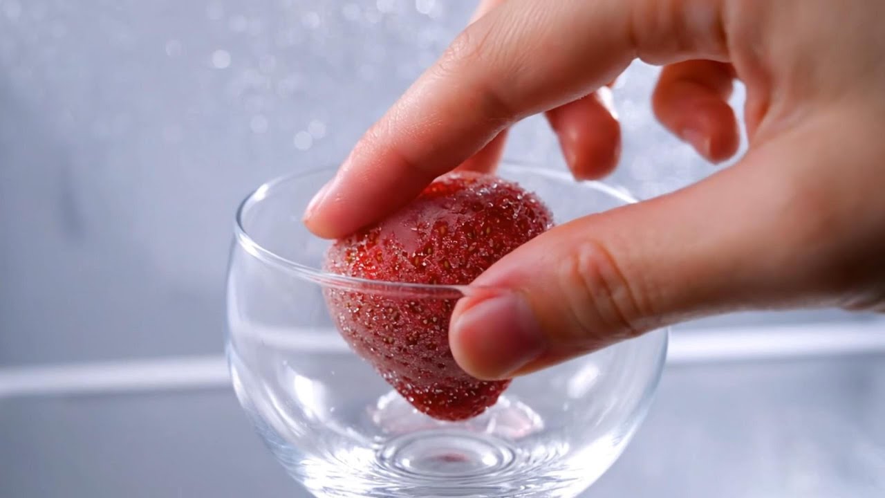 AI ASMR Crushing Frozen Fruits ❄️🍓 | Ultra Satisfying Ice Break, Crunch & Relaxing Sounds