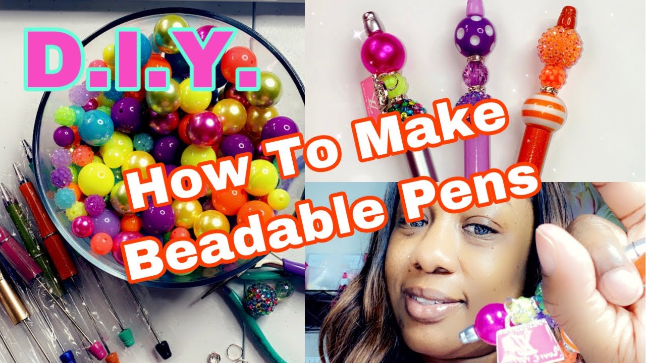How To Make & Design A Beadable Pen| DIY Pens 🖊