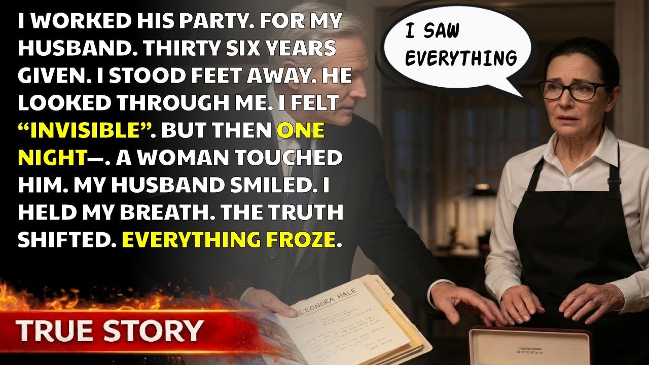 I WORKED MY HUSBAND’S RETIREMENT PARTY AS STAFF—AND HE DIDN’T RECOGNIZE ME
