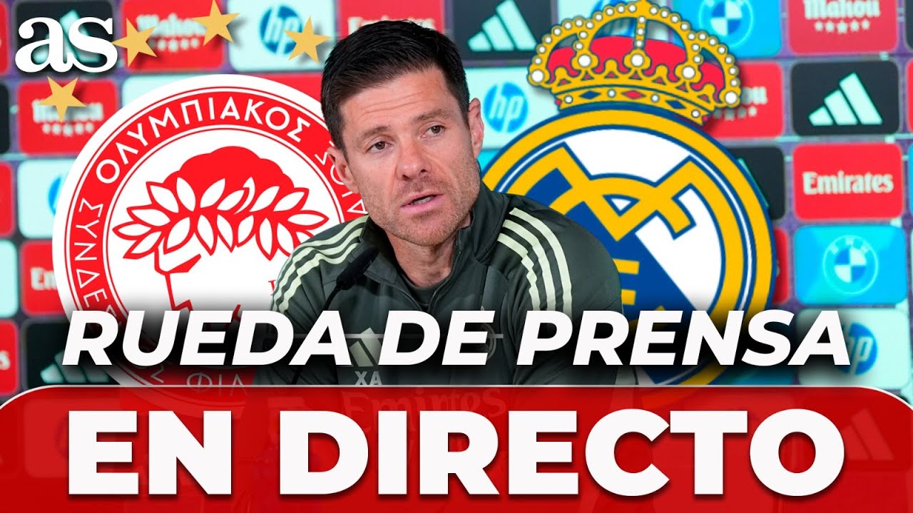Xabi Alonso en DIRECTO: rueda de prensa previa OLYMPIACOS vs REAL MADRID | CHAMPIONS