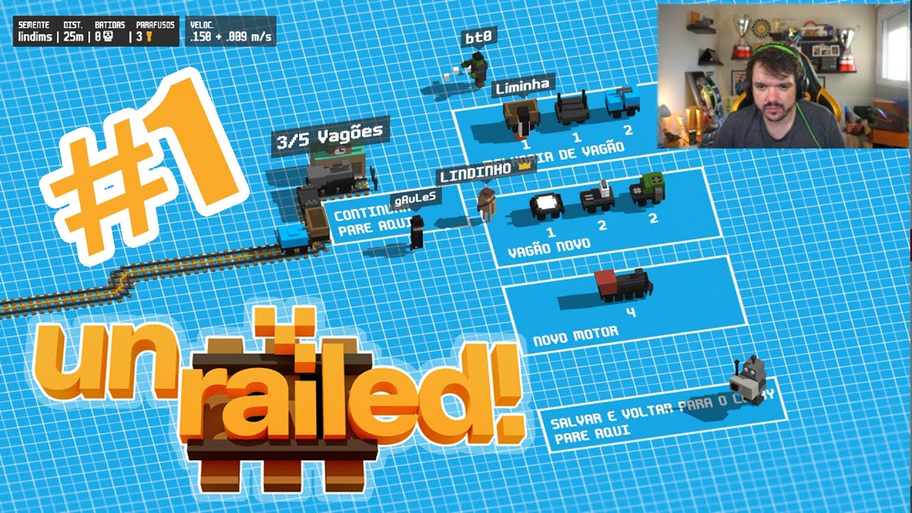 UNRAILED! (Gaules, Bt, Lindinho, Liminha) PARTE 1