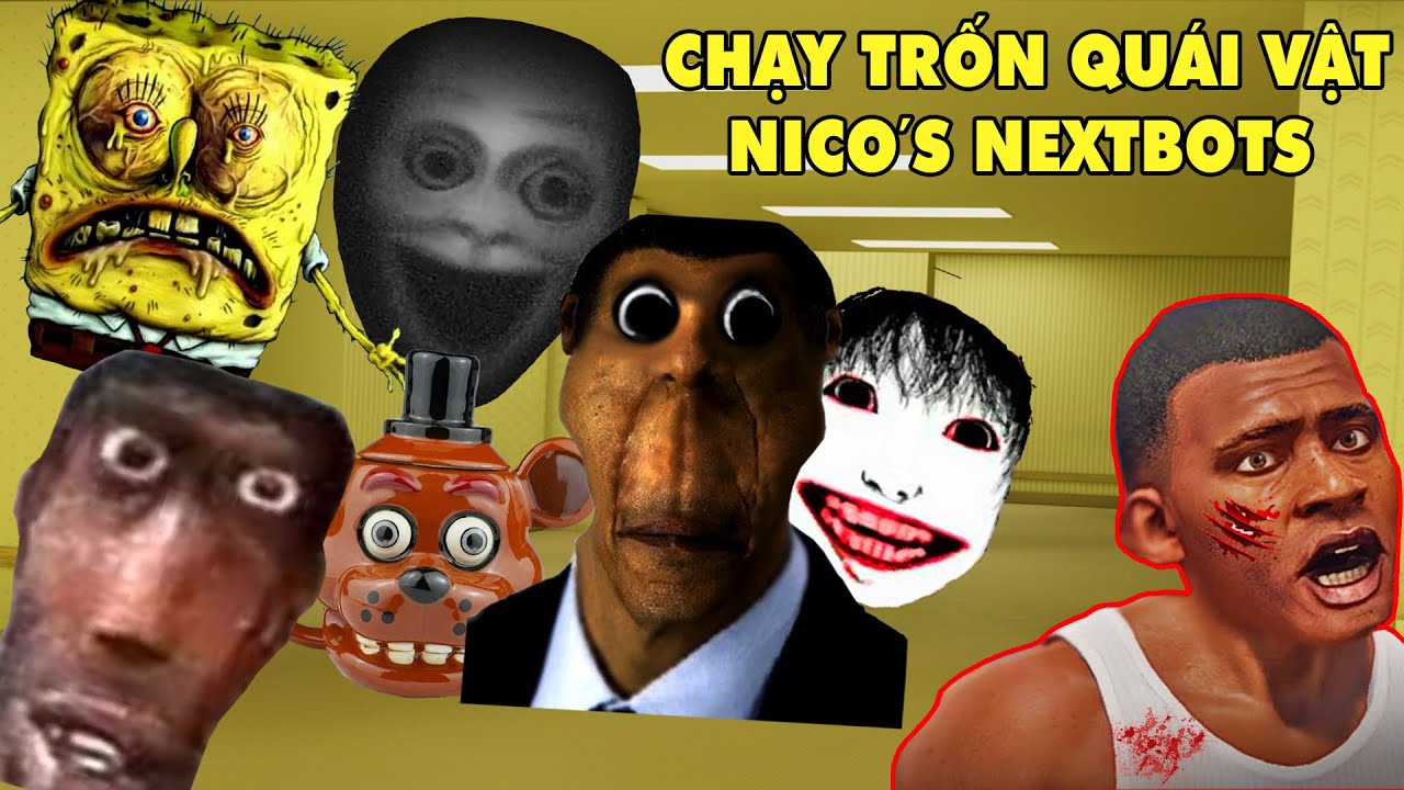 Căn Phòng Ma Ám NICO'S NEXTBOTS Chạy Trốn Khỏi Những Con Quái Vật Tìm Đường Đi Đến THE BACKROOMS 02