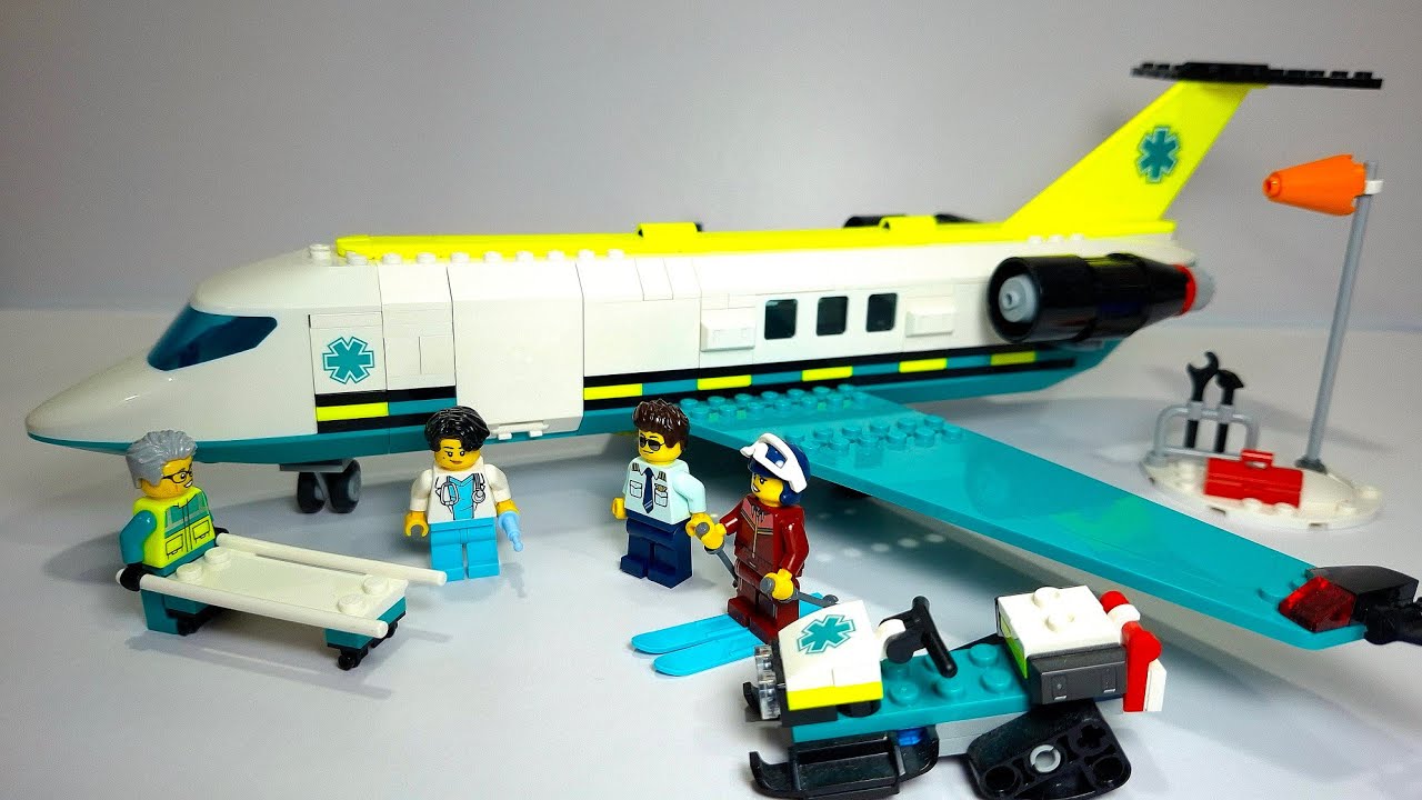 Lego Emergency Air Ambulance Airplane - Lego City Set #60465✈️ Part 1