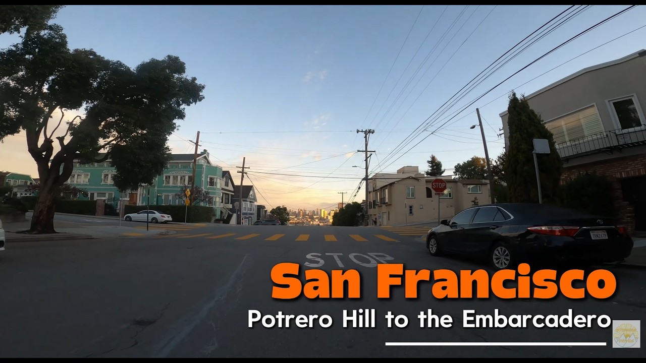 San Francisco: Potrero Hill to Embarcadero 4K Drive | Stunning Drives