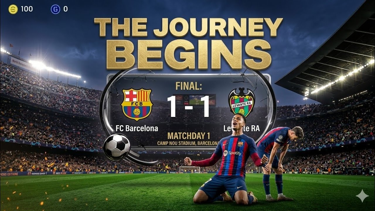BARCELONA SEASON BEGINS! 🔥 | Career Mode #1  