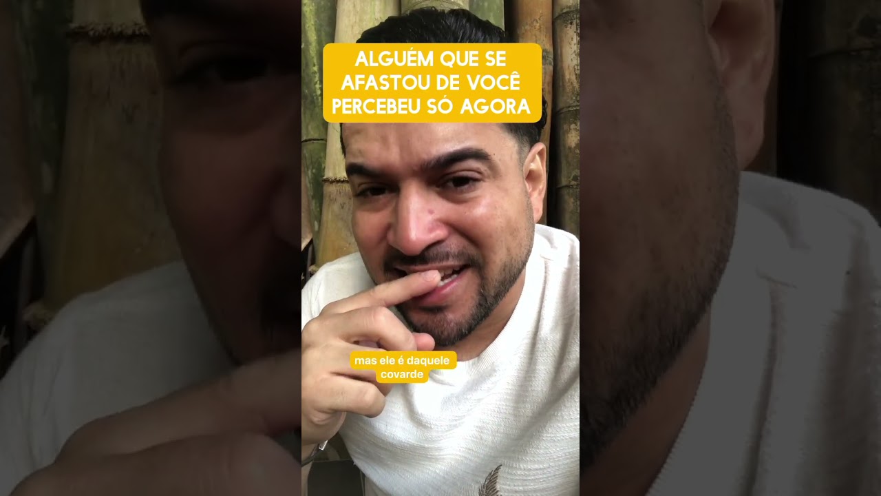 Alguém que se afastou de você percebeu só agora 