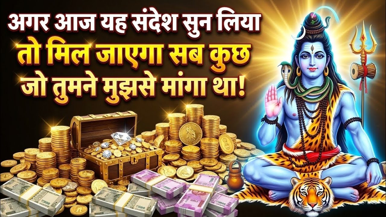 888🌈 Mahadev Ji Ka Sandesh😭मैं तो तुम्हारे लिए ही आया हूं क्यों चिंता करते हो ✅ #mahadev #shivshakti