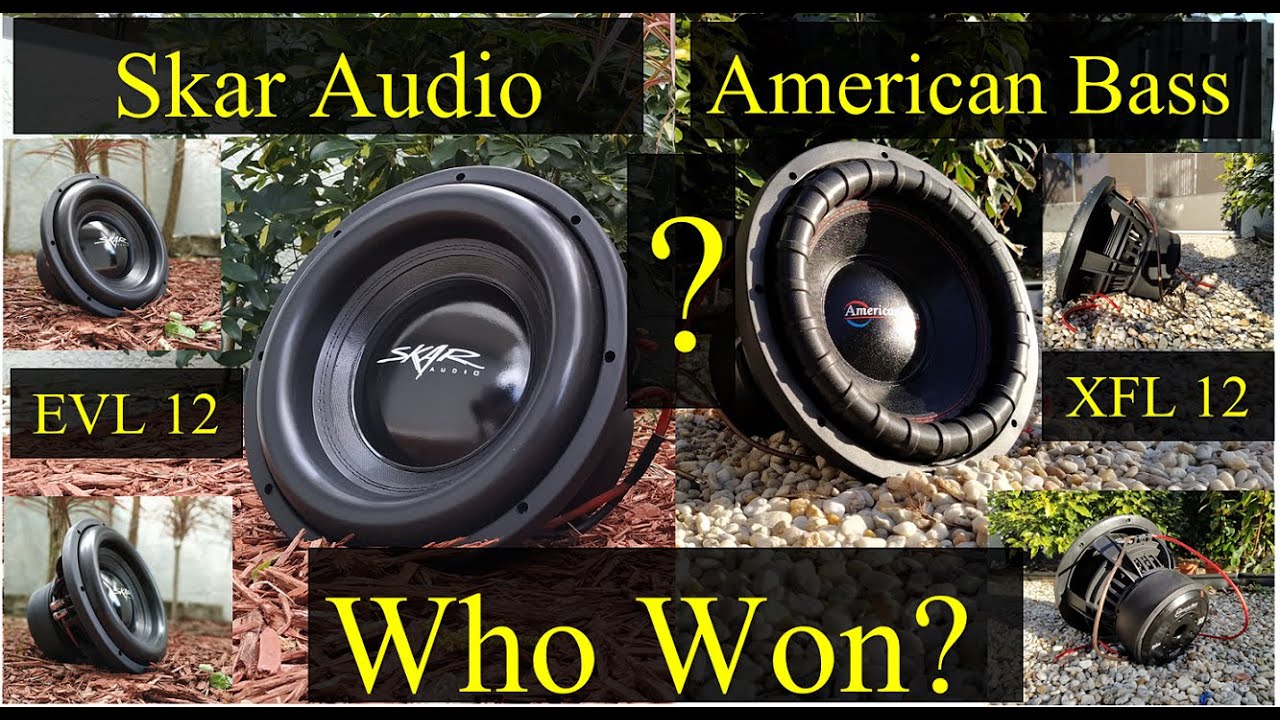 Who Won The Bench Test? Skar Audio EVL-12 vs American Bass XFL-12 - Plus Complete Unboxing.