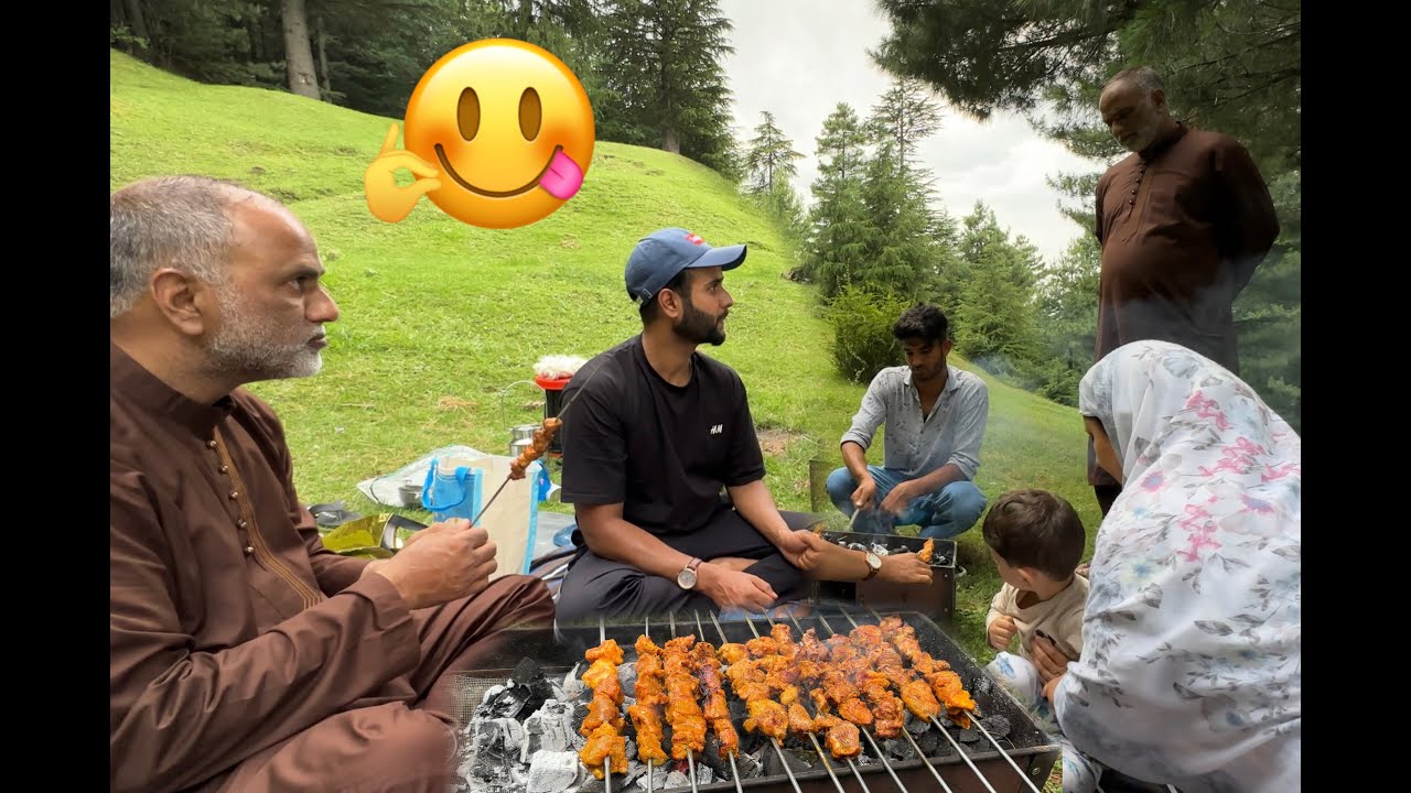 Barbecue Party With Family 😍 Kashmiri Seekh Tuji 😋