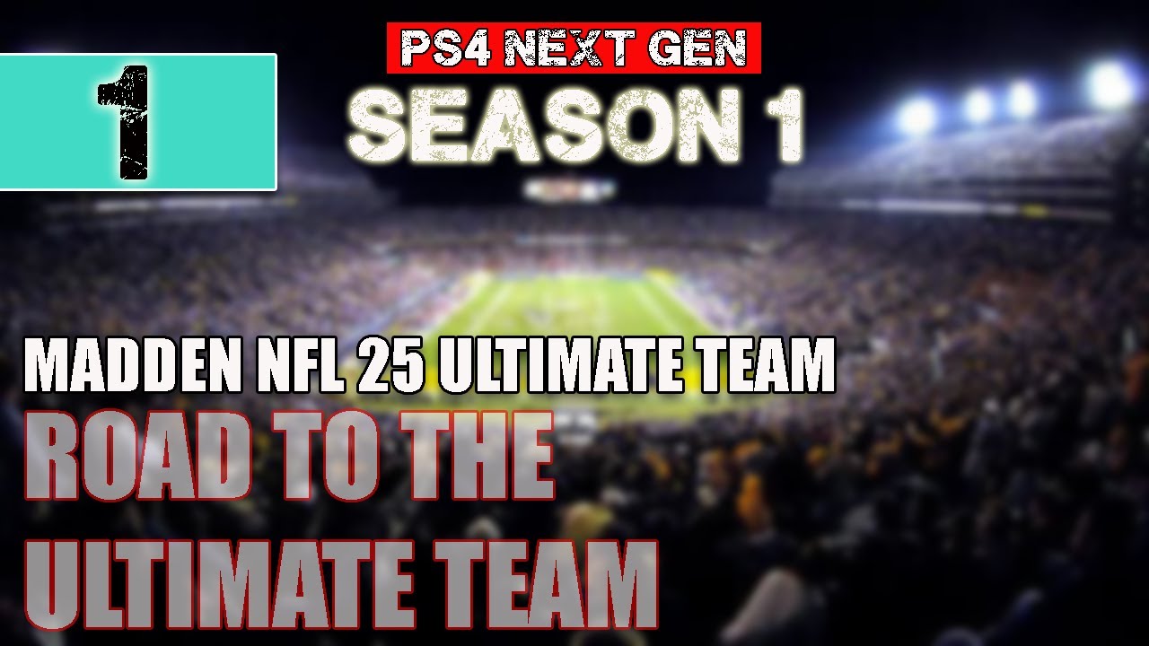 Madden NFL 25 PS4 Gameplay Ultimate Team - Ep.1 - Milk Shake - Madden 25 MUT
