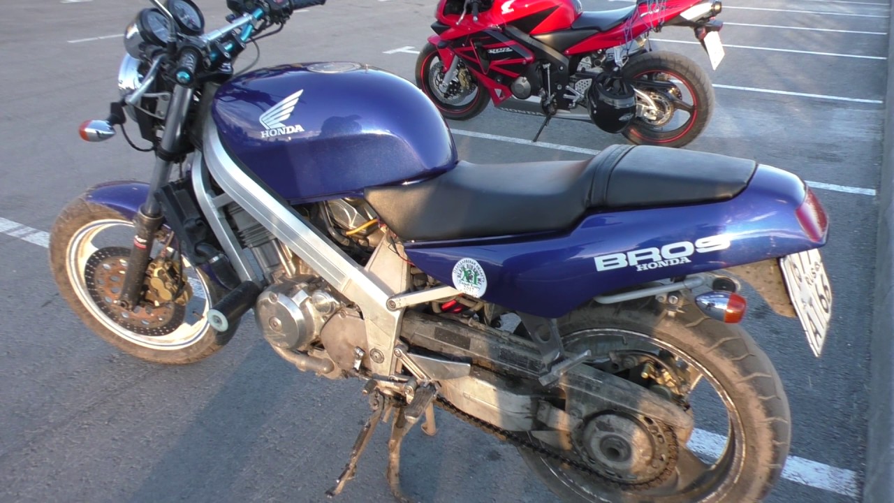 Honda Bros 650 от первого лица.