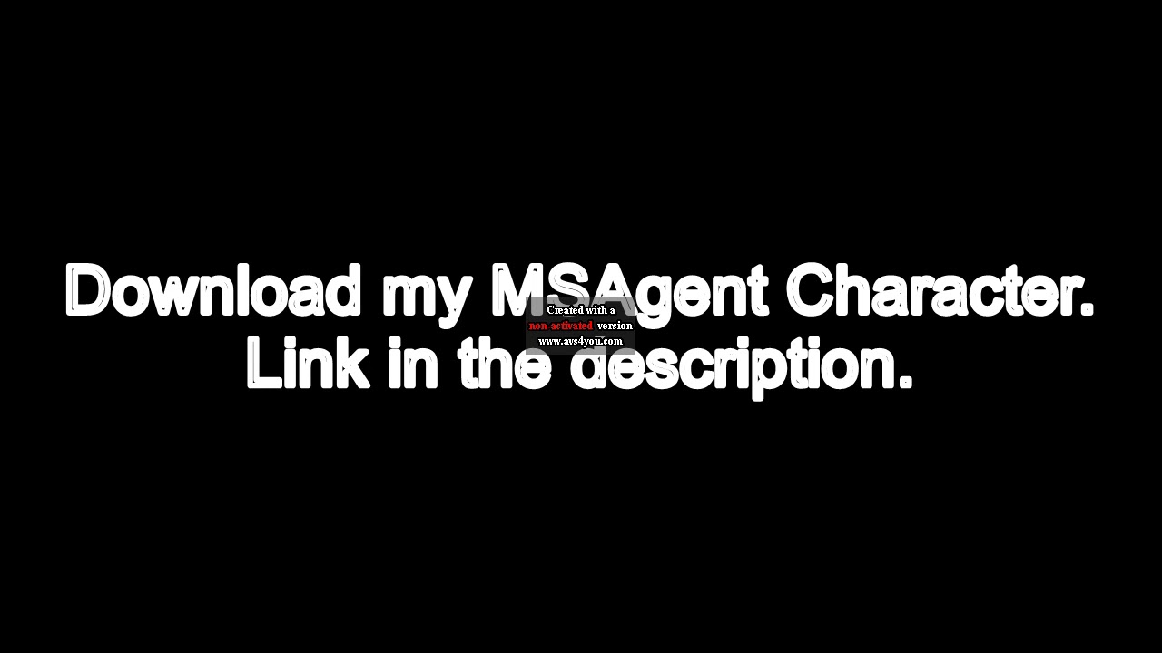 Download my MSAgent Character.