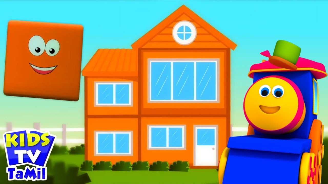 Bob The Train, Learn Colors, நிறங்கள் பாடல், Tamil Rhymes and Kids Songs