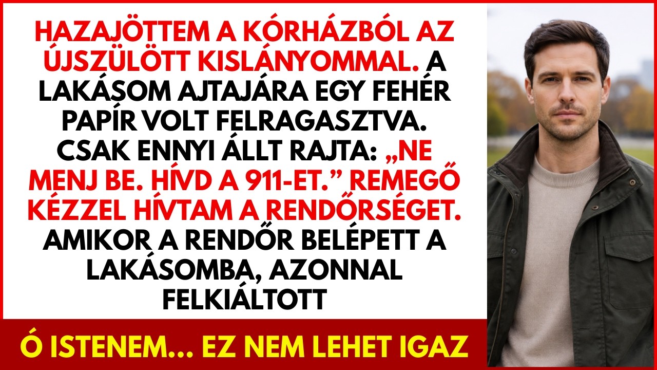 Egy cetli volt az ajtómon: ‘Ne gyere be. Hívd a 911-et. Amikor a rendőrök bementek rémülten sikítani