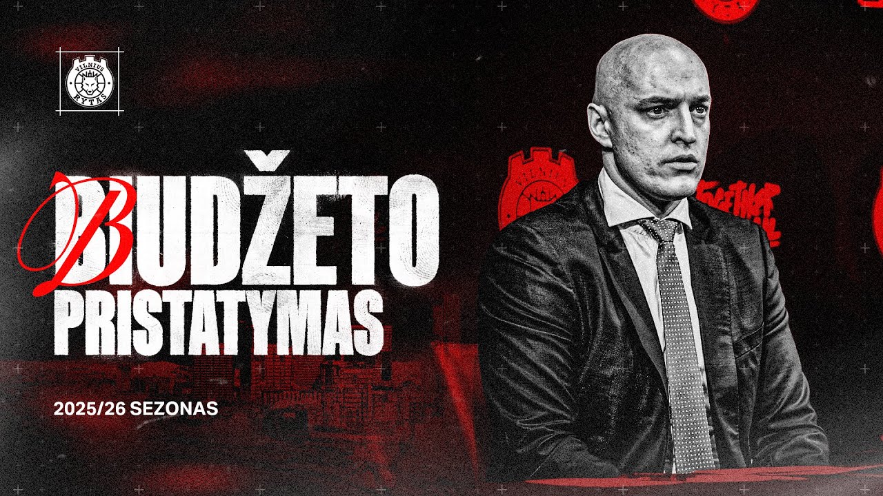 Vilniaus &bdquo;Ryto&ldquo; 2025-2026 m. sezono biudžeto pristatymas