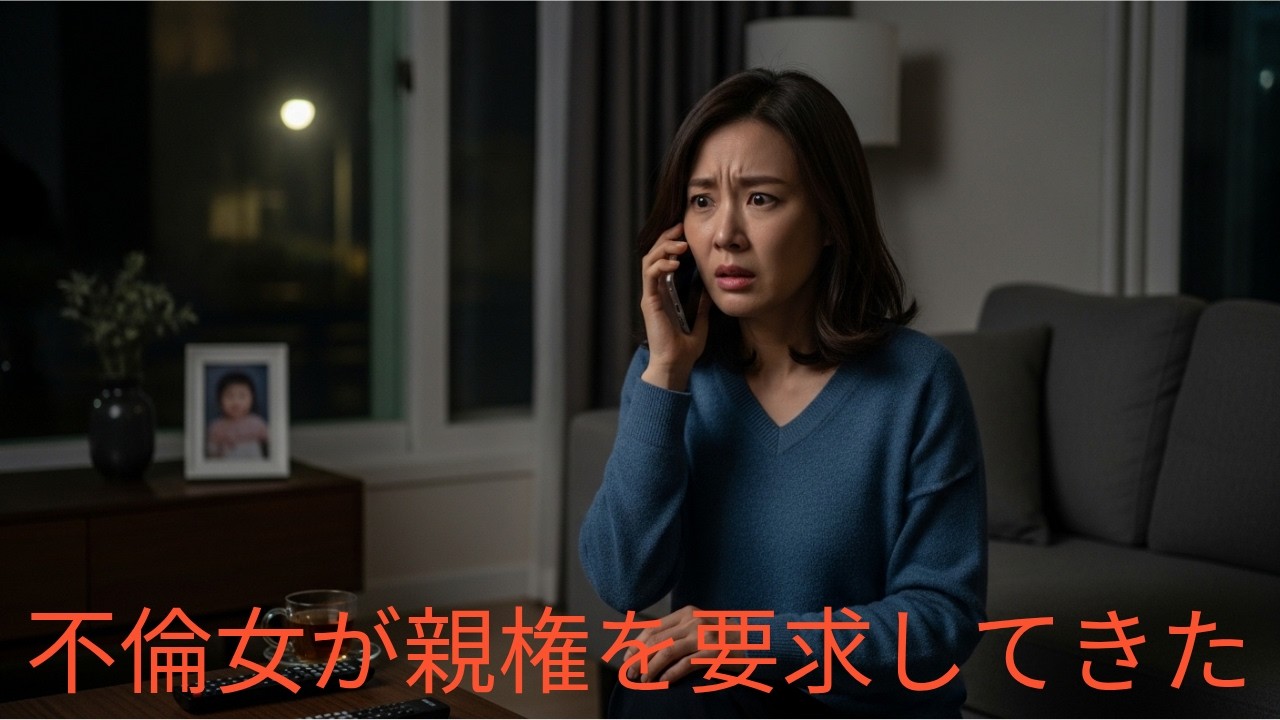 不倫女が親権を要求してきた