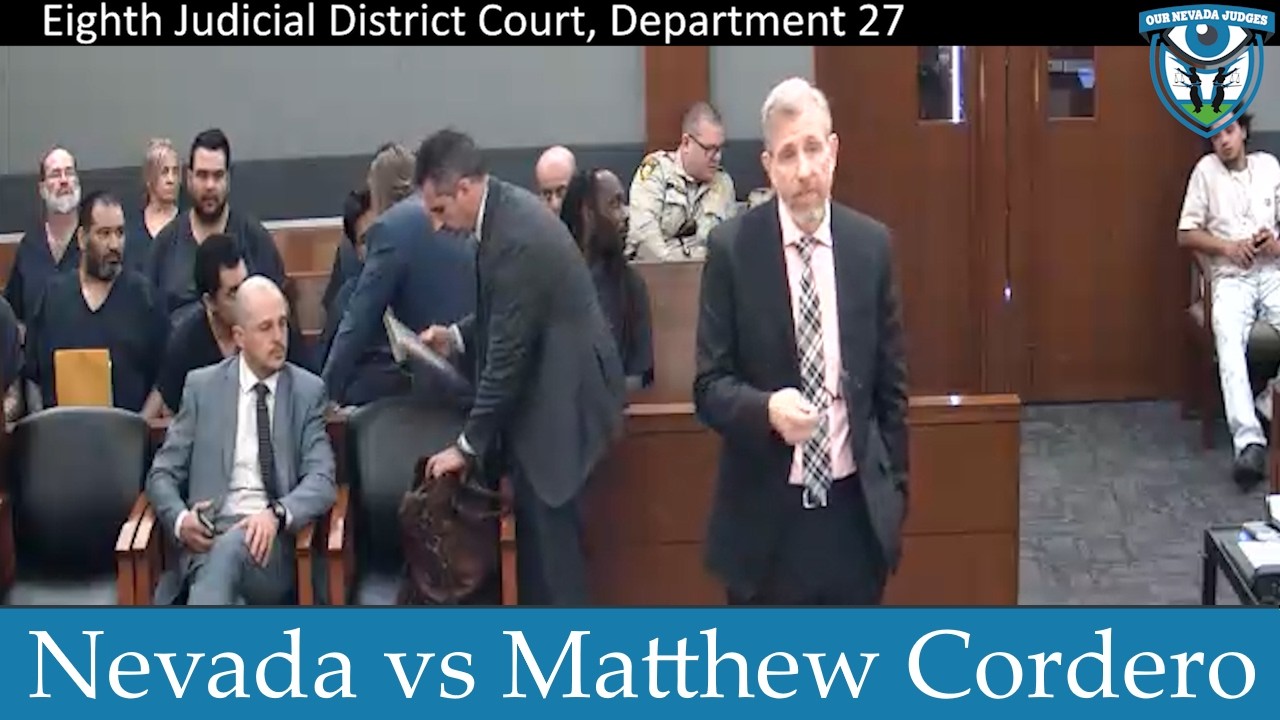 The State of Nevada vs Matthew Cordero-Davila, March 3, 2026