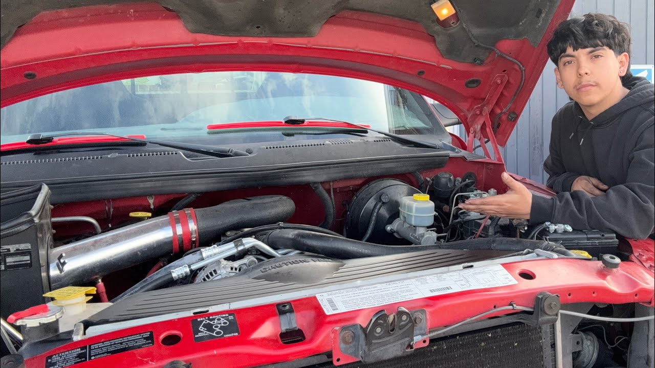 How to change ac discharge lines in a 1998 dodge ram 1500