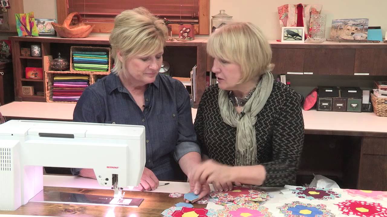 The Quilt Show:  BERNINA  Sewing Hexies Using the BERNINA Stitch Counter HD