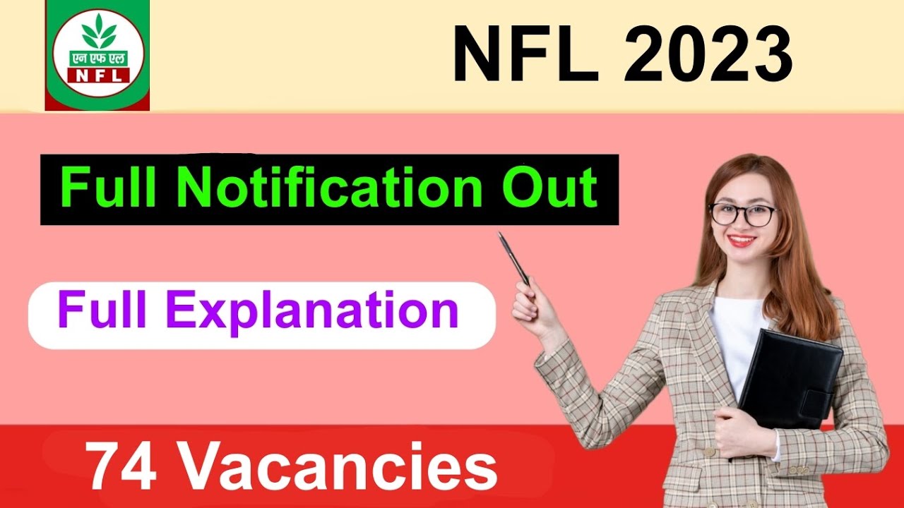 NFL Recruitment 2023 | Notification Out | Full Detail Explaining | Multi Degree Education