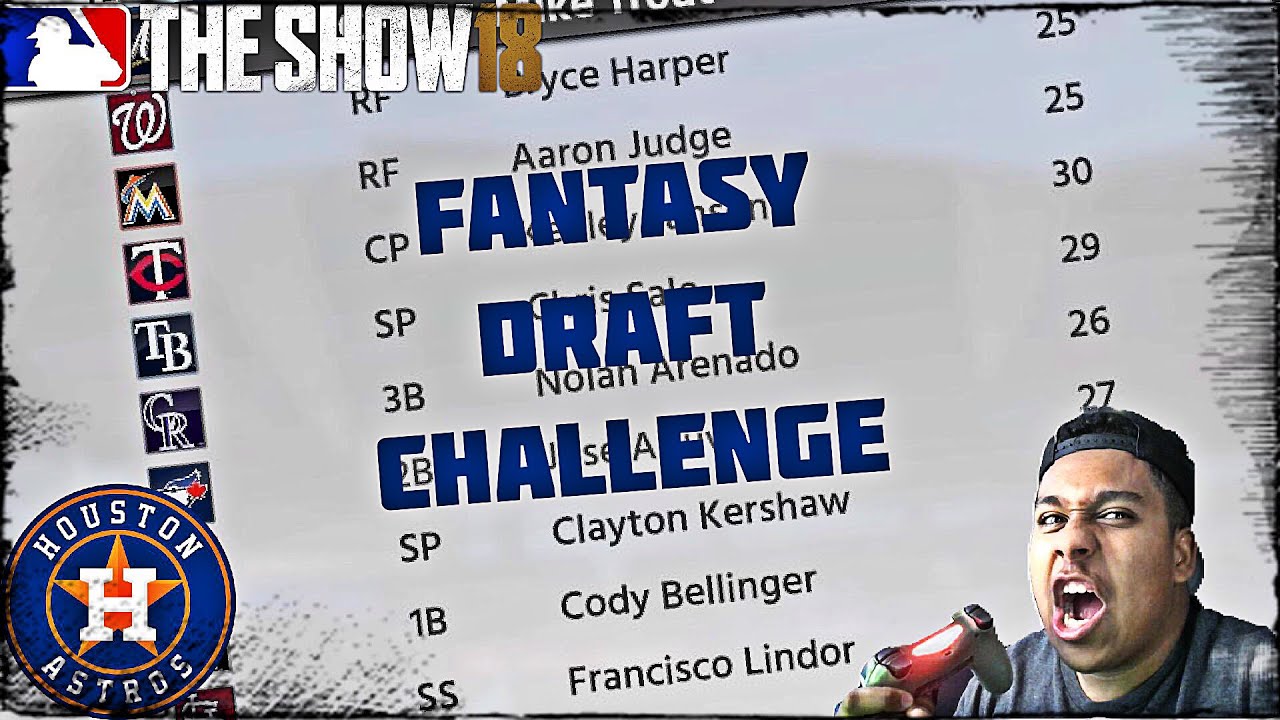 HOUSTON ASTROS FRANCHISE FANTASY DRAFT CHALLENGE! | MLB The Show 18