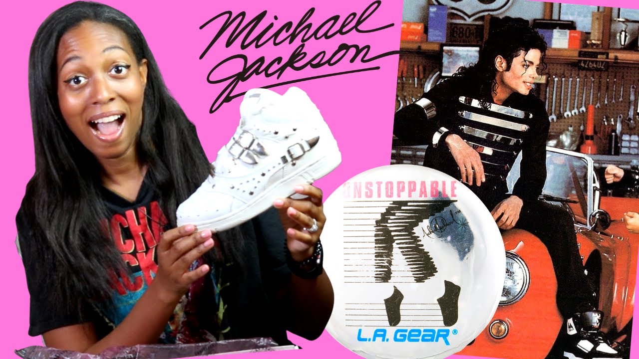 Michael Jackson L.A. Gear RARE SNEAKER Unboxing & other LA GEAR merch I’ve never seen before today!