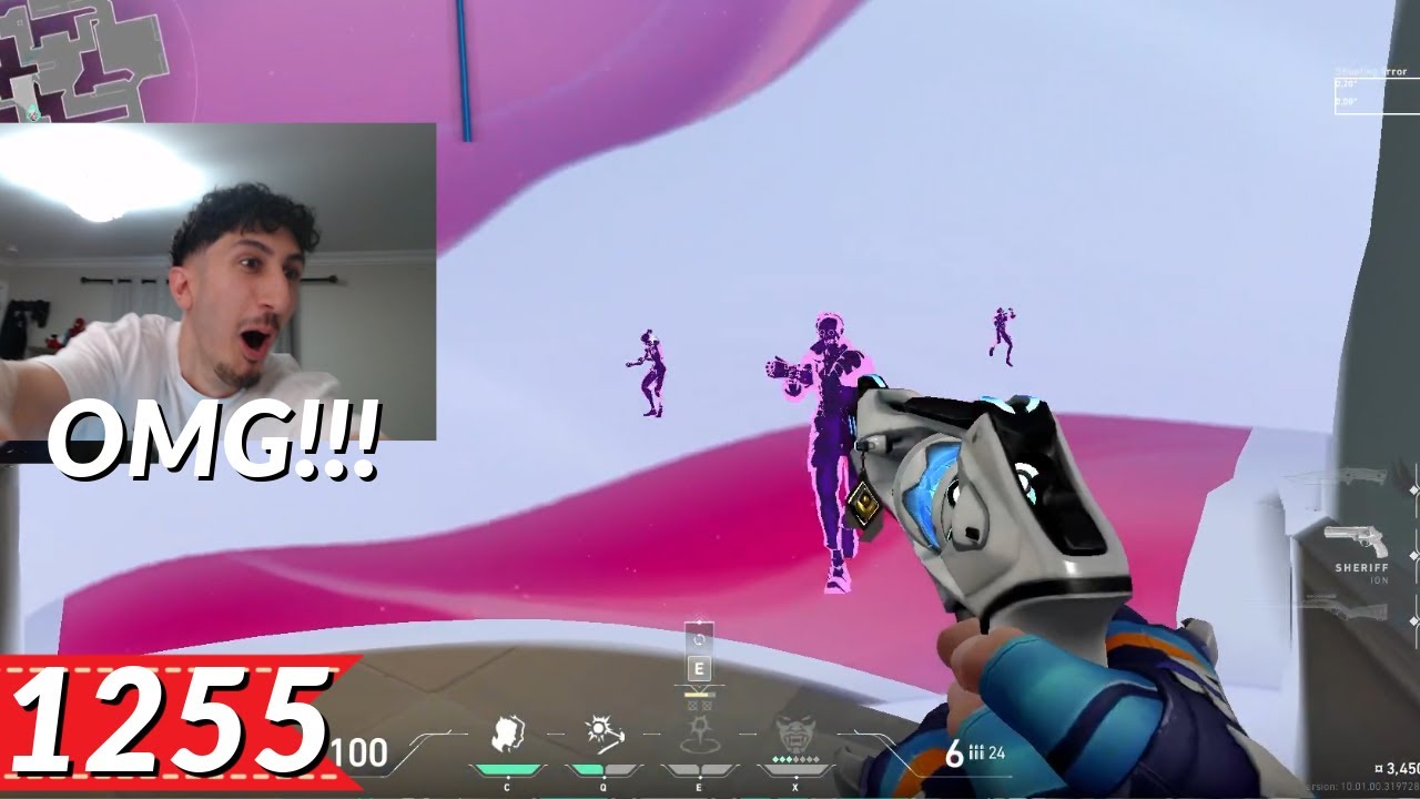 Shanks Hits One of the Luckiest Shots You'll Ever See! | Most Watched VALORANT Clips Today V1255