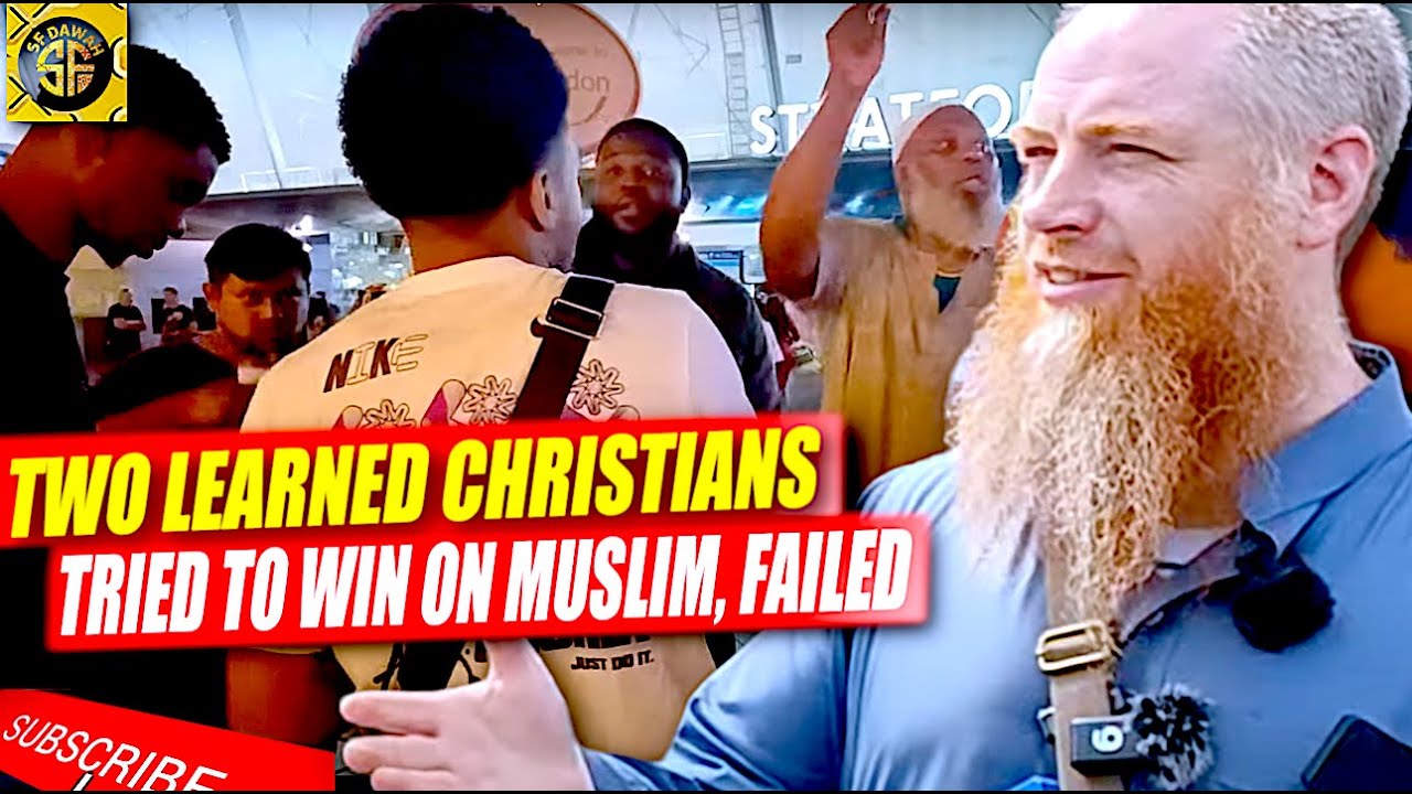 Two LEARNED Christians FELL Into Muslims's Trap! Yusuf Stratford Speaker's corner